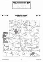 Holt Township, Lanesboro, Whalan, Highland, Directory Map, Fillmore County 2006